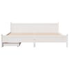 vidaXL Bed Frame without Mattress White 200x200 cm Solid Wood Pine
