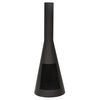 ProGarden Fireplace with Chimney Ambient 100 cm Black