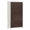 vidaXL Chalkboard Wardrobe with Drawer ROROS White 90 x 45 x 180 cm