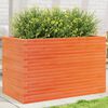 vidaXL Garden Planter Wax Brown 110x60x68.5 cm Solid Wood Pine