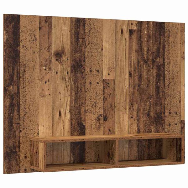 vidaXL TV Cabinet Set Old Wood 120 x 23.5 x 90 cm Engineered Wood