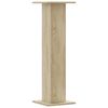vidaXL Plant Stands 2 pcs Sonoma Oak 30x30x95 cm Engineered Wood