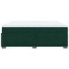 vidaXL Box Spring Bed with Mattress Dark Green 180x200 cm Velvet