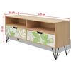 vidaXL TV Cabinet MDF 120x30x50 cm Brown