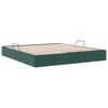 vidaXL Storage Bed with Mattress Dark Green 180 x 200 cm Velvet