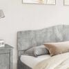 vidaXL Headboard Concrete Grey 200 cm Engineered wood