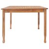 vidaXL 7 Piece Garden Dining Set Solid Teak Wood