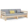 vidaXL Pull-out Day Bed without Mattress 2x(90x190)cm