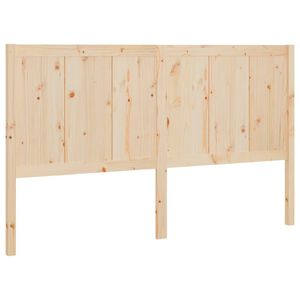 vidaXL Bed Headboard 145.5x4x100 cm Solid Pine Wood