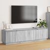 vidaXL TV Cabinet Grey Sonoma 180 x 38 x 49 cm Engineered Wood