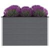 vidaXL Garden Raised Bed WPC 150x100x91 cm Grey