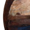 vidaXL Coffee Table Solid Reclaimed Wood Black Base 60x60x33 cm