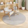 vidaXL Area Rugs Round LUGO Cream and Grey &Oslash; 160 CM Polyester