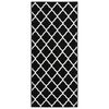 vidaXL Runner Rug BCF Black and White 80x150 cm