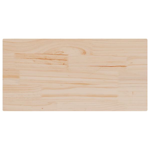 vidaXL Table Tops 2 pcs 90x45x1.7 cm Rectangular Solid Wood Pine