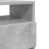 vidaXL Bedside Cabinets 2 pcs with 2 Drawers Concrete Grey 40x33x60 cm