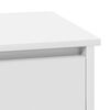 vidaXL Bedside Cabinet White 39 x 34.5 x 50 cm Engineered wood