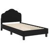 vidaXL Children's Bed Frame with Headboard Black 80 x 160 cm Velvet