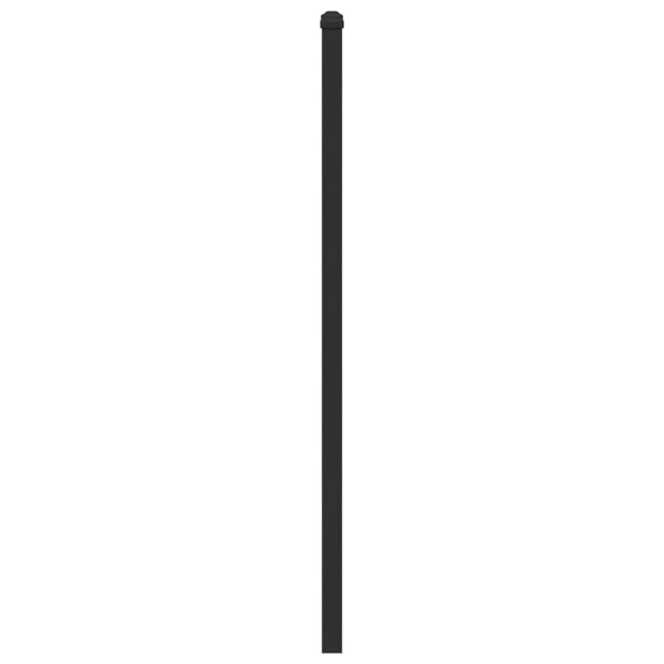 vidaXL Headboard Brown Oak 120 cm Engineered Wood and Steel