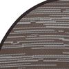 vidaXL Outdoor Carpet ARAKIL Brown Ø120 cm PP