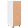 vidaXL Bathroom Cabinet White 30 x 35 x 80 cm Engineered wood & Metal
