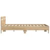 vidaXL Bed Frame without Mattress Sonoma Oak 140x190 cm