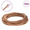 vidaXL Leather Cord Brown &Oslash;5 mm x 10 m Leather