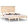 vidaXL Bed Frame without Mattress 140x200 cm Solid Wood Pine