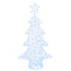 vidaXL Christmas Tree with 160 LEDs Cold white 151 cm Acrylic
