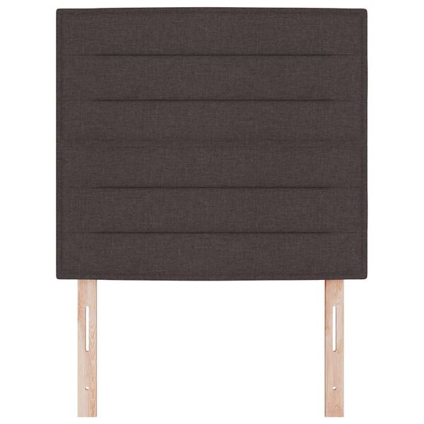 vidaXL Headboard with Headboard Dark Brown 100 cm Faux Leather