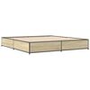 vidaXL Bed Frame without Mattress Sonoma Oak 180x200 cm Super King