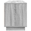 vidaXL TV Cabinet with LED Lights Grey Sonoma 160.5x41x50 cm