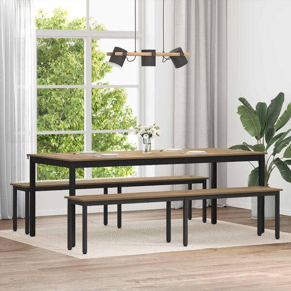 vidaXL Bench Artisian Oak 200 x 35 x 45 cm Engineered Wood