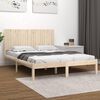 vidaXL Bed Frame without Mattress 200x200 cm Solid Wood Pine