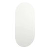 vidaXL Mirror with LED Lights 80x40 cm Glass Oval