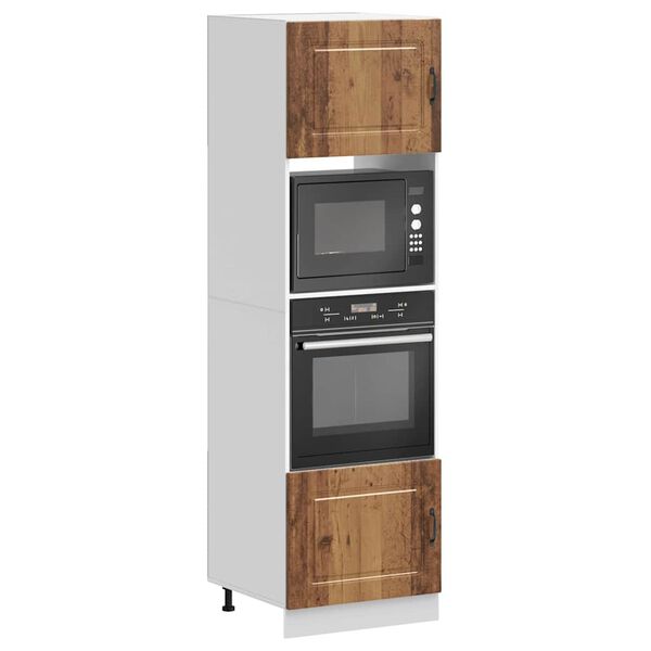 vidaXL Oven Cabinets 2 pcs Kalmar Old Wood Engineered Wood