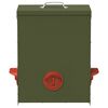 vidaXL Chicken Feeder 2 pcs Olive Green 32.5 x 20.5 x 43 cm