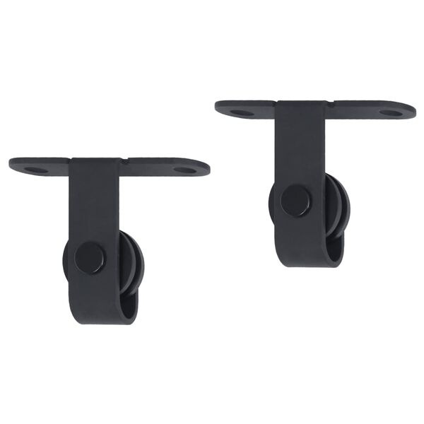 vidaXL Mini Sliding Cabinet Door Kit Carbon Steel 183 cm