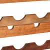 vidaXL Wine Rack Brown 120 x 45 x 33 cm Solid Acacia Wood