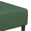 vidaXL Fabric Sofa with Cushion Dark Green Corduroy fabric