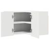vidaXL Kitchen Cabinet High Gloss White 57 x 57 x 40 cm