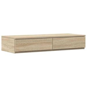 vidaXL Bed Drawers Sonoma Oak 80 x 36.5 x 16.5 cm Engineered Wood