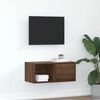 vidaXL TV Cabinet Brown Oak 60x31x25.5 cm Engineered Wood