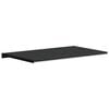 vidaXL Window Sill Black with Wood Grain 100 x 50 x 4.5 cm PVC