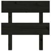 vidaXL Bed Headboard Black 103.5x3x81 cm Solid Wood Pine