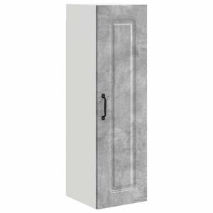 vidaXL Kitchen Wall Cabinet with Shelf Concrete Grey 30 x 31 x 100 cm