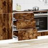 vidaXL Kitchen Base Cabinet Lyon Smoked Oak Engineered Wood