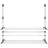 vidaXL Drying Rack for Balcony 89x25x(60-95) cm Aluminium