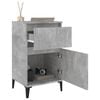 vidaXL Bedside Cabinets 2 pcs Concrete Grey 40x35x70 cm