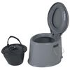 Bo-Camp Portable Toilet 7 L Grey